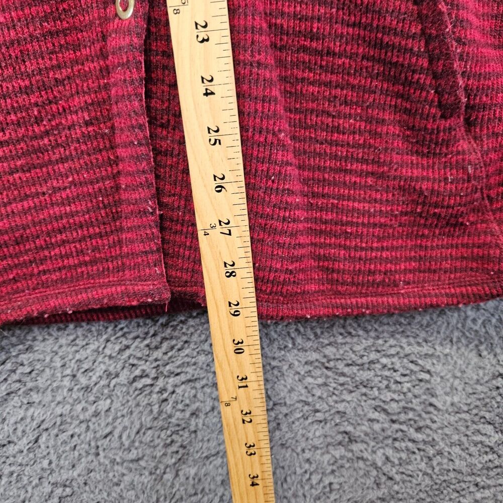 Prana Milana Jacket Women Size Small Red Striped Wool Blend Button Up - Picture 5 of 12